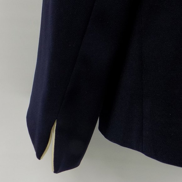 Worthington Navy Blue/Linen Zip-Front Suit Jacket and Tank Blouse Sz 18 READ NWT - Picture 7 of 16